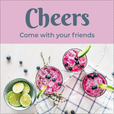 Custom Outdoor Yard Signs Multiple Sizes Cheers with Friends