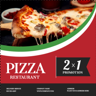 Custom Outdoor Yard Signs Multiple Sizes Pizza Restaurant