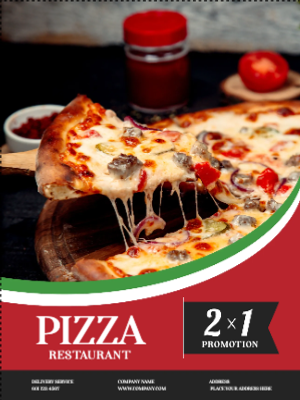 Custom Outdoor Yard Signs Multiple Sizes Pizza Restaurant