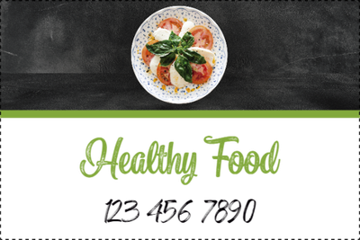 Custom Outdoor Yard Signs Multiple Sizes Food Healthy