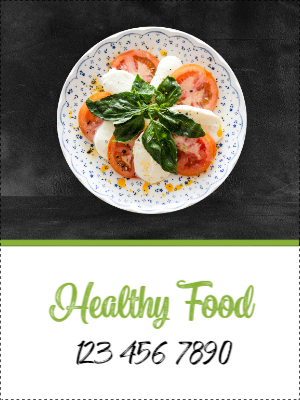 Custom Outdoor Yard Signs Multiple Sizes Food Healthy
