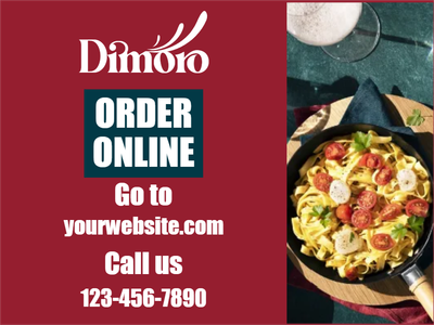 Custom Outdoor Yard Signs Multiple Sizes Pizza Pizza