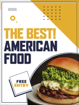 Custom Outdoor Yard Signs Multiple Sizes Best American Food