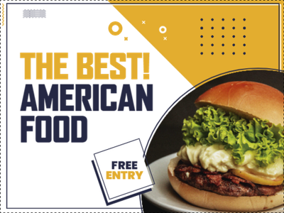 Custom Outdoor Yard Signs Multiple Sizes Best American Food
