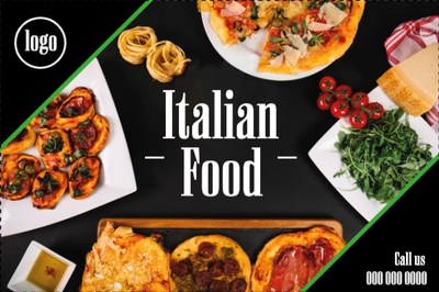Custom Outdoor Yard Signs Multiple Sizes Italian Food