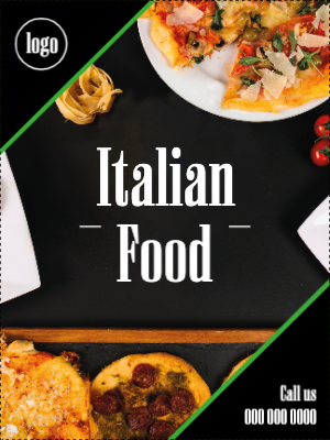 Custom Outdoor Yard Signs Multiple Sizes Italian Food