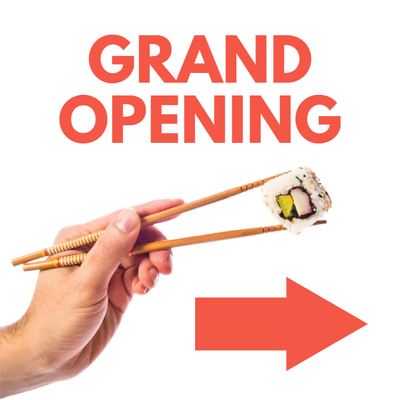 Custom Outdoor Yard Signs Multiple Sizes Grand Opening Sign