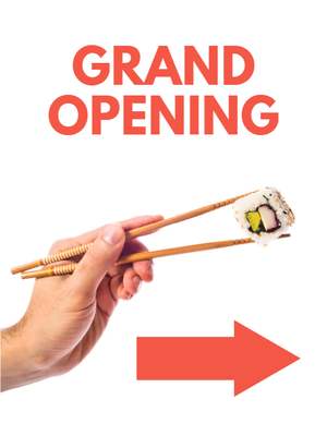 Custom Outdoor Yard Signs Multiple Sizes Grand Opening Sign