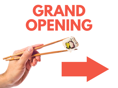 Custom Outdoor Yard Signs Multiple Sizes Grand Opening Sign