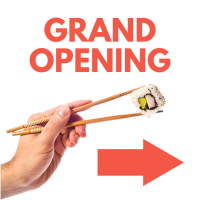 Custom Outdoor Yard Signs Multiple Sizes Grand Opening Sign