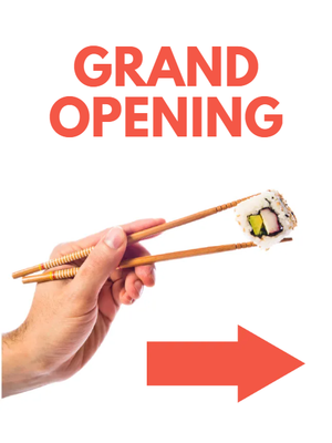 Custom Outdoor Yard Signs Multiple Sizes Grand Opening Sign