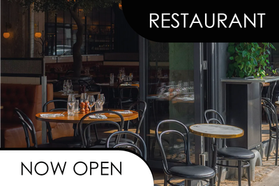 Custom Outdoor Yard Signs Multiple Sizes Restaurant Now Open