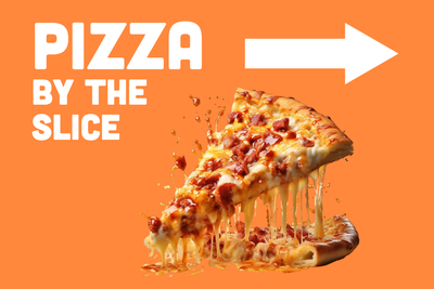 Custom Outdoor Yard Signs Multiple Sizes Pizza Slice