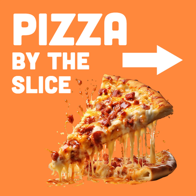 Custom Outdoor Yard Signs Multiple Sizes Pizza Slice