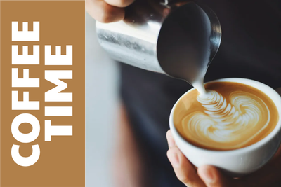 Custom Outdoor Yard Signs Multiple Sizes Coffee Time