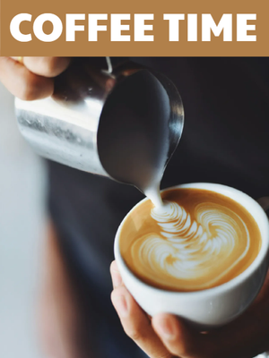 Custom Outdoor Yard Signs Multiple Sizes Coffee Time