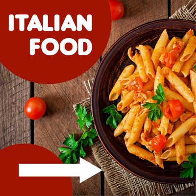 Custom Outdoor Yard Signs Multiple Sizes Italian Food