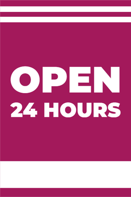 Custom Outdoor Yard Signs Multiple Sizes Twenty Four Hours