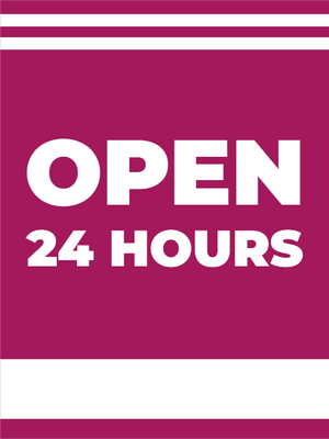 Custom Outdoor Yard Signs Multiple Sizes Twenty Four Hours