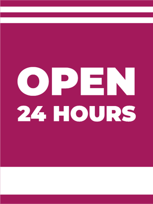 Custom Outdoor Yard Signs Multiple Sizes Twenty Four Hours