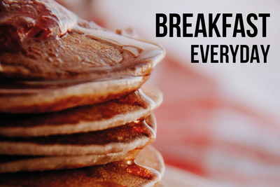 Custom Outdoor Yard Signs Multiple Sizes Breakfast Everyday