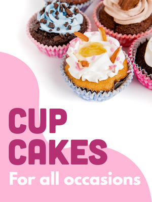 Custom Outdoor Yard Signs Multiple Sizes Cup Cakes