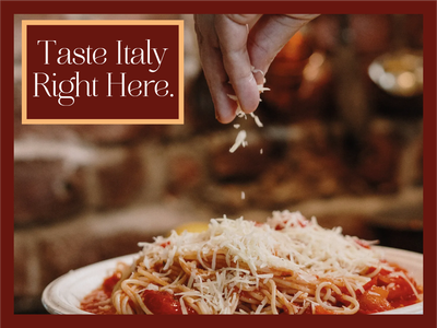 Custom Outdoor Yard Signs Multiple Sizes Taste Italy Here