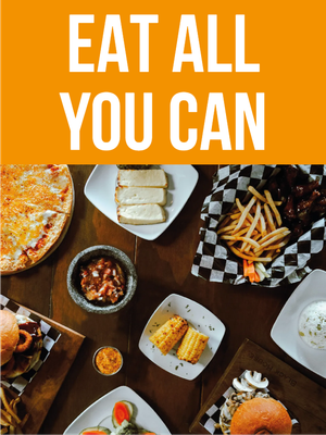 Custom Outdoor Yard Signs Multiple Sizes Eat All You Can
