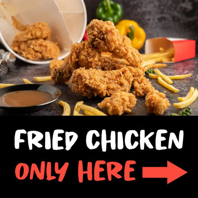 Custom Outdoor Yard Signs Multiple Fried Chicken Here