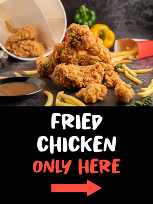 Custom Outdoor Yard Signs Multiple Fried Chicken Here