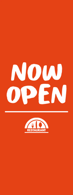 Custom Outdoor Yard Signs Multiple Restaurant Now Open