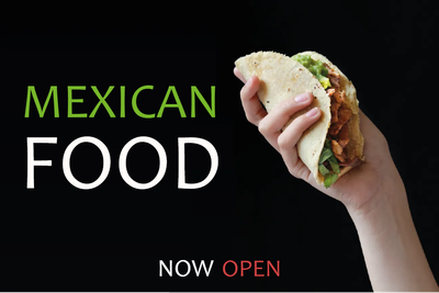 Custom Outdoor Yard Signs Multiple Sizes Mexican Food