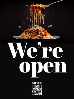 Custom Outdoor Yard Signs Multiple Sizes Pasta Restaurant