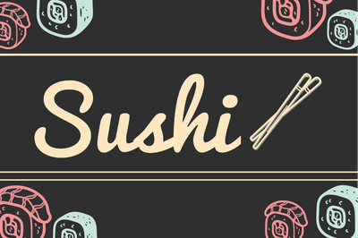 Custom Outdoor Yard Signs Multiple Sizes Sushi Restaurant