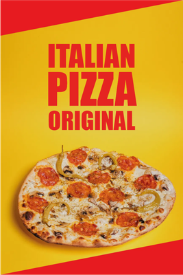 Custom Outdoor Yard Signs Multiple Sizes Italian Pizza Original