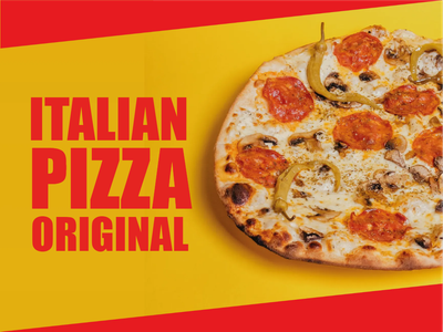 Custom Outdoor Yard Signs Multiple Sizes Italian Pizza Original