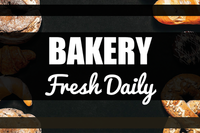 Custom Outdoor Yard Signs Multiple Sizes Fresh Daily Bakery