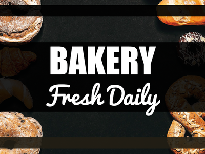 Custom Outdoor Yard Signs Multiple Sizes Fresh Daily Bakery