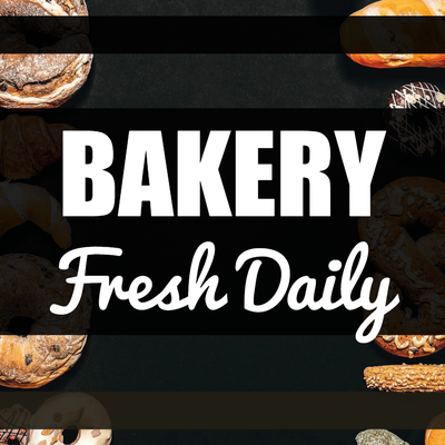 Custom Outdoor Yard Signs Multiple Sizes Fresh Daily Bakery