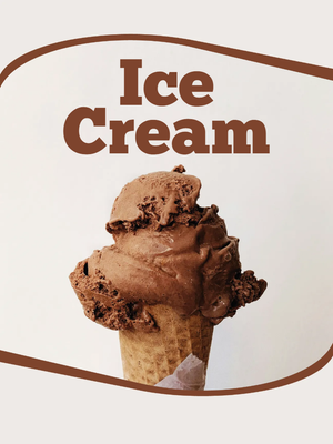 Custom Outdoor Yard Signs Multiple Sizes Ice Cream Parlor