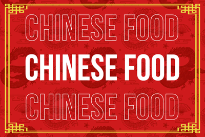 Custom Outdoor Yard Signs Multiple Sizes Chinese Food Restaurant