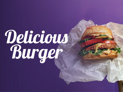 Custom Outdoor Yard Signs Multiple Sizes Delicious Burger