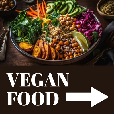 Custom Outdoor Yard Signs Multiple Sizes Vegan Food