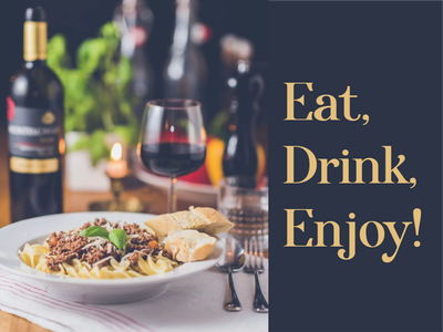 Custom Outdoor Yard Signs Multiple Sizes Eat Drink Enjoy