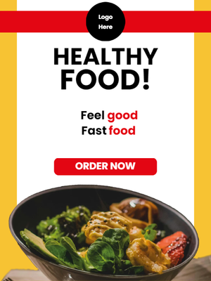 Custom Outdoor Yard Signs Multiple Sizes Healthy Good Food
