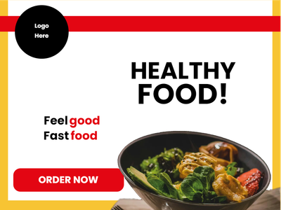 Custom Outdoor Yard Signs Multiple Sizes Healthy Good Food