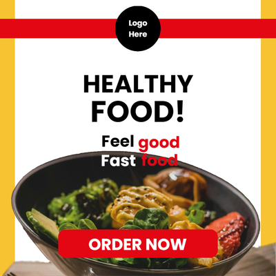 Custom Outdoor Yard Signs Multiple Sizes Healthy Good Food