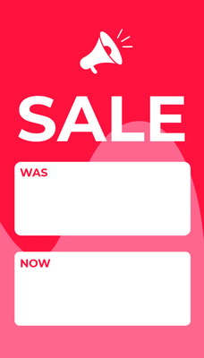 Custom Retail Cards Multiple Sizes Sale