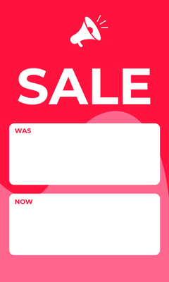 Custom Retail Cards Multiple Sizes Sale