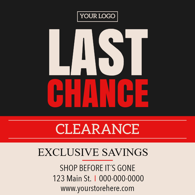 Custom Retail Cards Multiple Sizes Last Chance